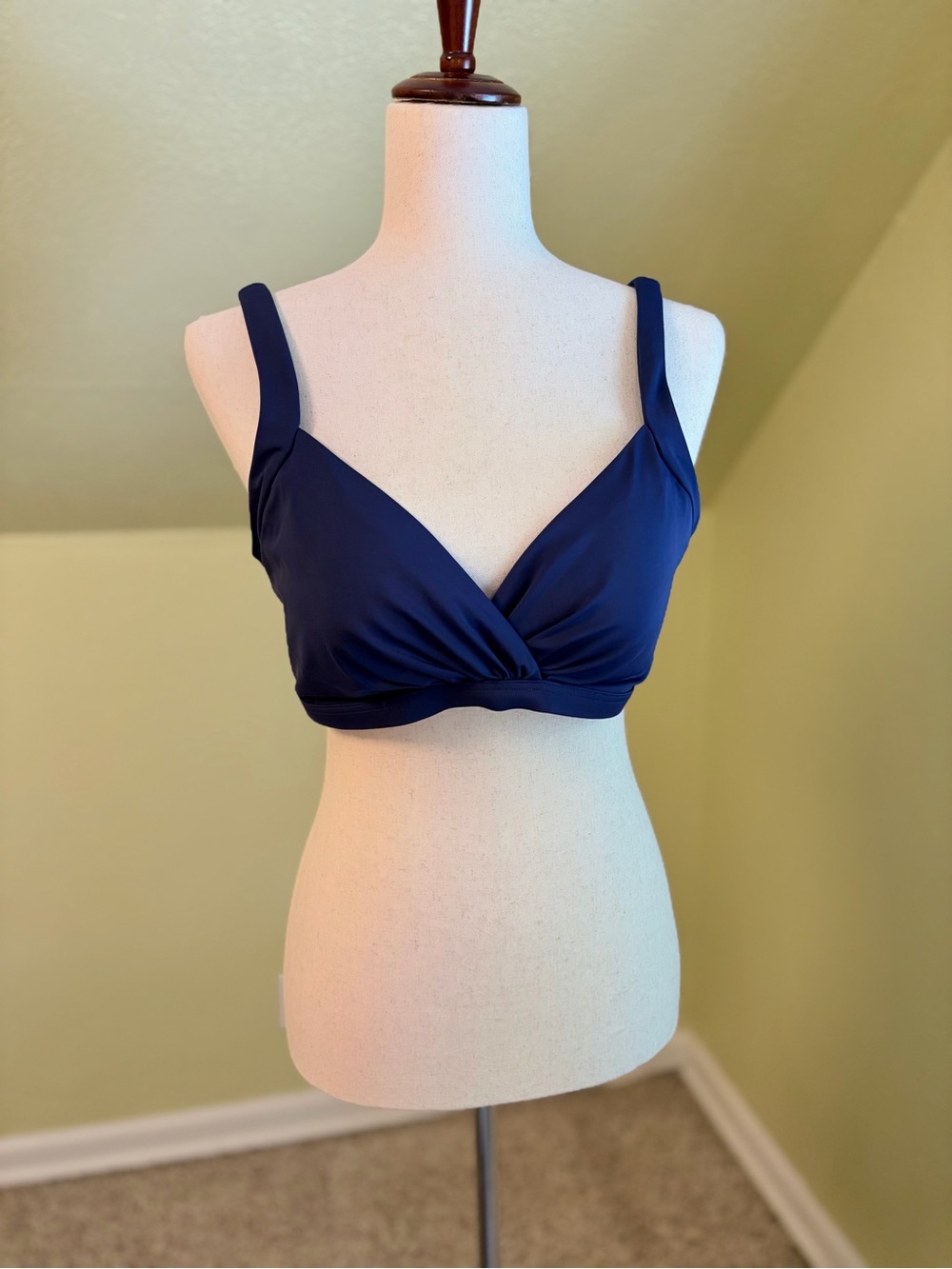 Boden Deep Navy Wrap Swim Top